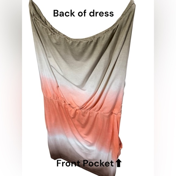 Young, Fabulous, & Broke Sleeveless Tye Die Dress with Pockets Size Small - Picture 10 of 16